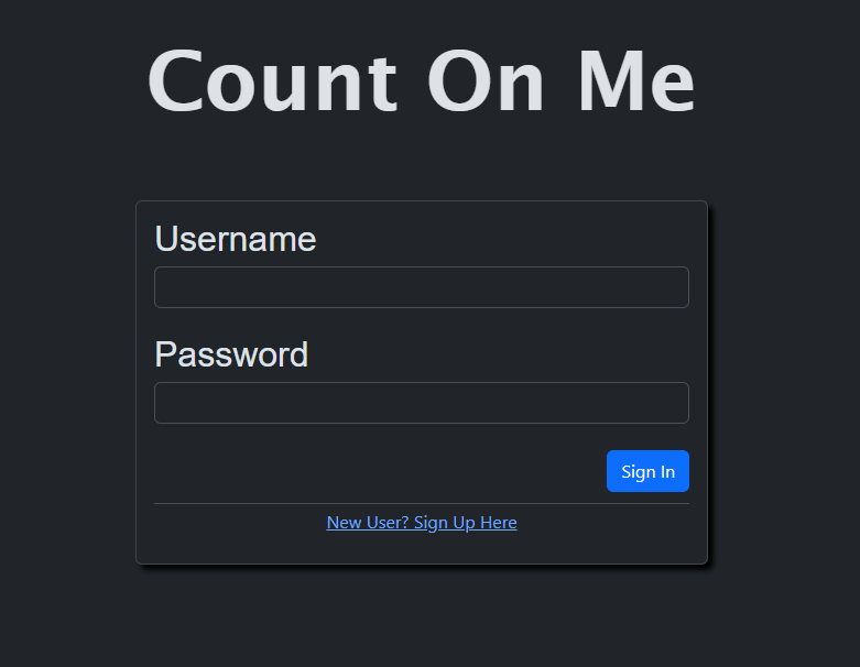 CountOnMe Project